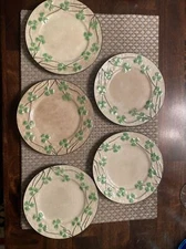 Set of 5 Japanese Maruhon Ware Canapé Plates