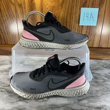 Nike Revolution 5 Running Shoes Athletic Comfort Sneakers Black Gray Pink 7