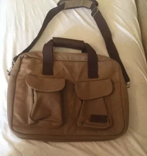 Canvas Crossbody Messenger Bag Shoulder Bag Tote Travel Canvas Bella Russo New