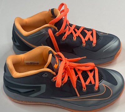 Nike Max Lebrons 11 Low Magnet Grey 642849-002 Basketball Shoes Size 8