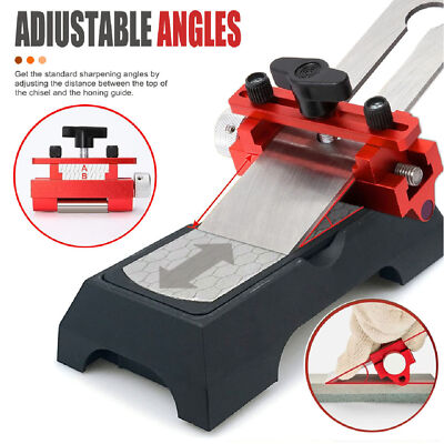 Honing Guide System Chisel Sharpening 400 And 1000 Grit Sharpening Stone