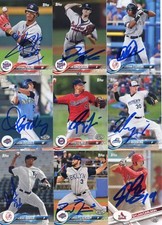 QUINN BRODEY SIGNED 2018 TOPPS PRO DEBUT ROOKIE CARD AUTO 