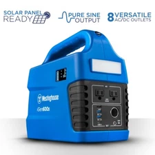 Westinghouse Certified Refurbished 592Wh Portable Power Station, Indoor/Outdoor