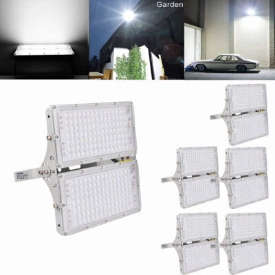 DEPMOG 6X Módulo 200W LED Inundador Superbrillante LED Proyector Exterior Impermeable Blanco
