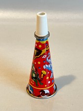 1960's Tin Litho Horn - Circus Theme - No. 6 Made in Japan
