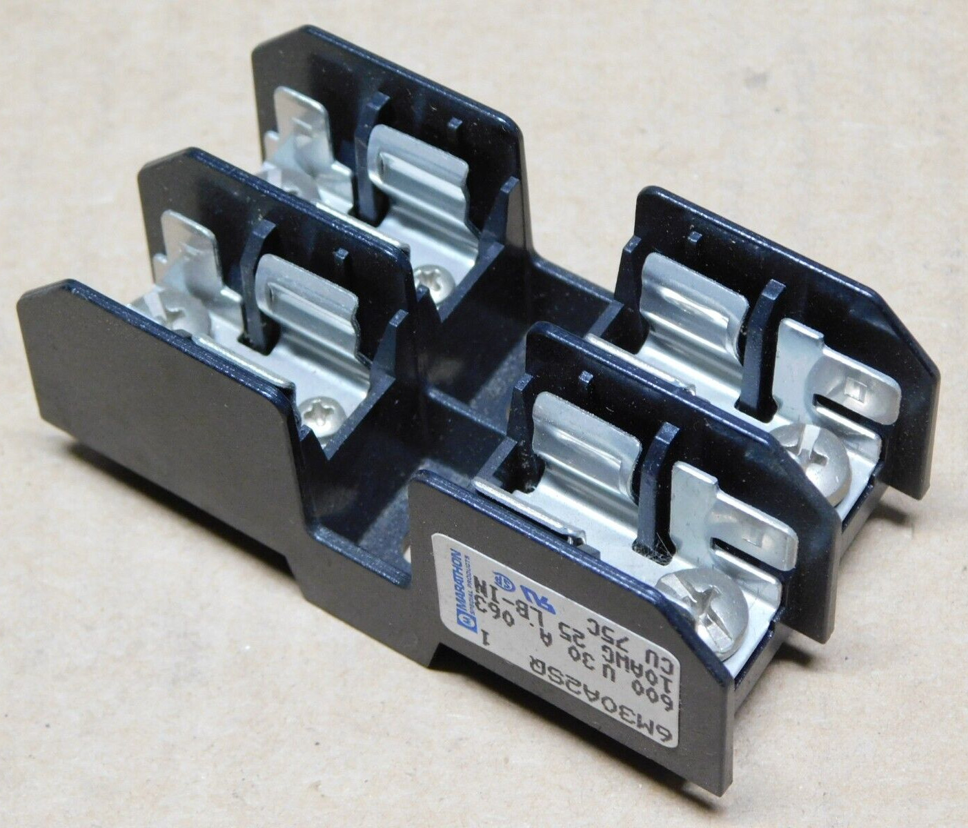 NEW MARATHON 6M30A2SQ 2 POLE FUSE HOLDER Grelly USA