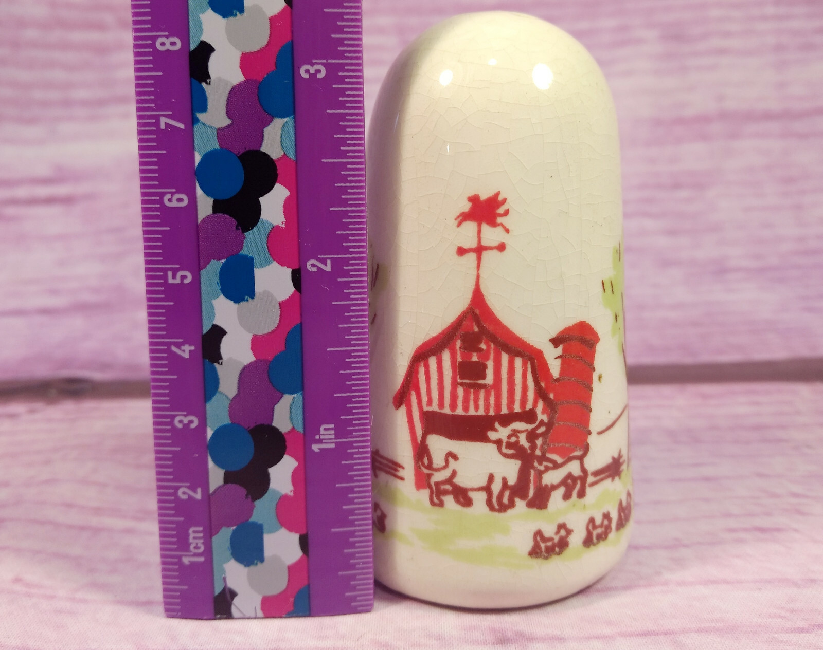 Vintage Carter Hoffman Original Salt and Pepper Shakers Barn Animals