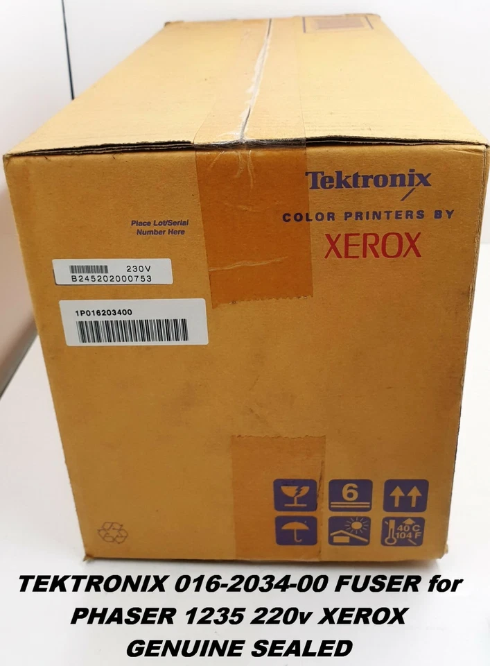TEKTRONIX 016-2034-00 FUSER for PHASER 1235 220v 016203400 XEROX GENUINE SEALED - Image 3 of 4