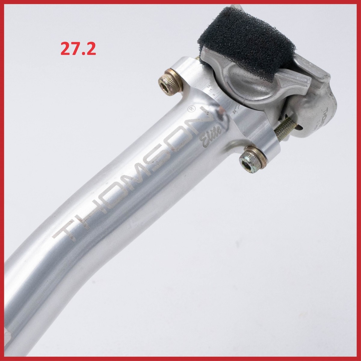 NOS THOMSON ELITE SEATPOST 27.2 mm 2 BOLTS 367 mm VINTAGE OLD