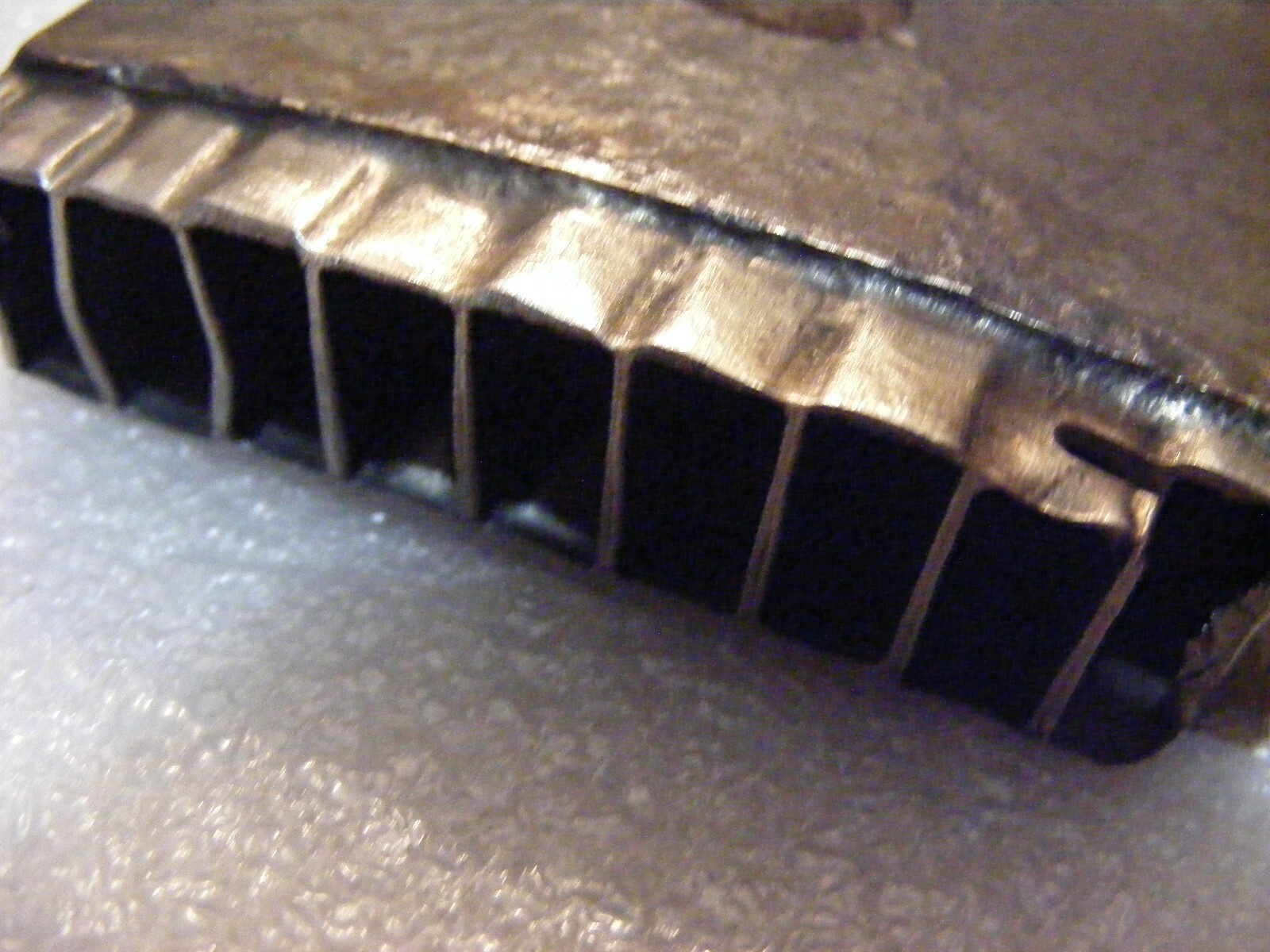 Apollo Saturn H-1 Rocket Engine Inconel Silver Alloy Flight Hardware Section 5