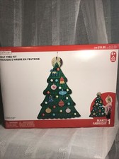 Christmas Tree Craft Felt Kit Ornaments Age 6 Family Activity DIY NEW SALE 