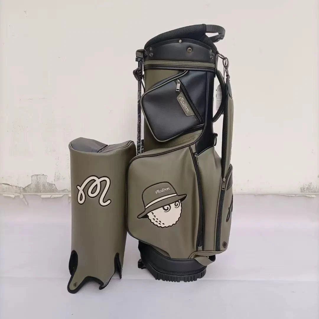 Malbon golf 2025 Caddy Bag Stand bag Dark Green With hood covers