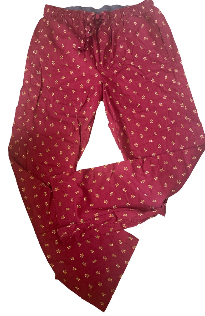 Gap VTG Men s Lounge Pants M Cotton Stretch Gingerbread Man