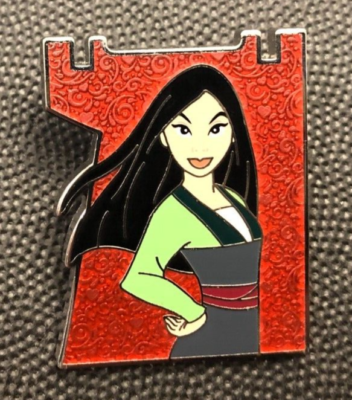 Disney pin 147322 Mulan Princess Castle puzzle piece shape China