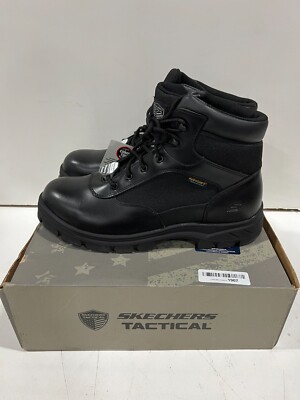 NEW- Men\'s Wascana Linnean SIZE: 10 COLOR: Black 77522-BLK_Mens-Skechers-Work-  main image 3