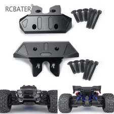 RCBATER Aluminum Front Rear Bumper Upgrades Parts for RC 1/8 Traxxas Sledge