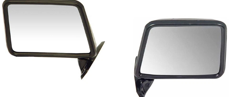 Mirrors For Ford Ranger 1983-1992 Bronco II 1984-1990 Manual Black Pair - Imagem 2 de 4