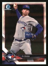 T.J. Zeuch 2018 Bowman Chrome Prospects #BCP56 BASEBALL Card
