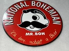 12” National Bohemian Beer Vintage Style Heavy Steel  Metal Sign