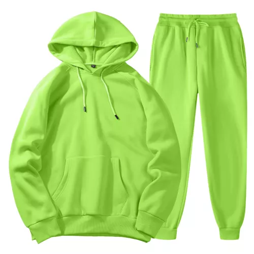 Men's Tracksuit 2 Piece Hooded Athletic Sweatsuits Casual Running Jogging Sports - Picture 8 of 29