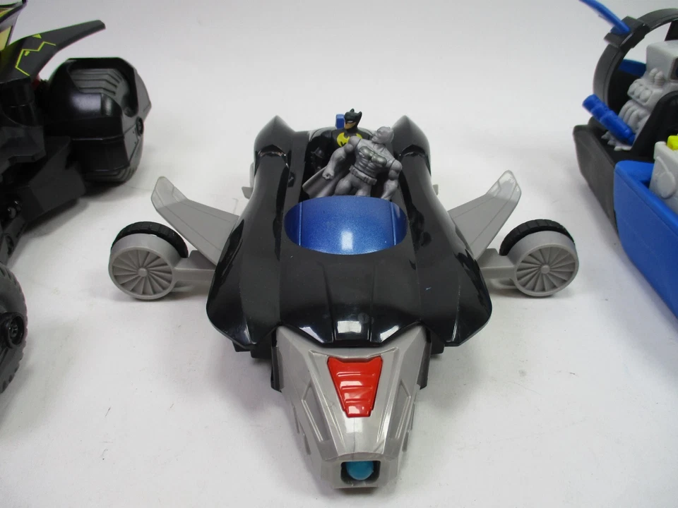 Mixed LOT Of Fisher-Price Imaginext DC Super Friends Batman Batmobile ETC DHT64 - Image 4 of 4
