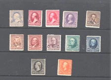 US   219-229  set  mint hinged