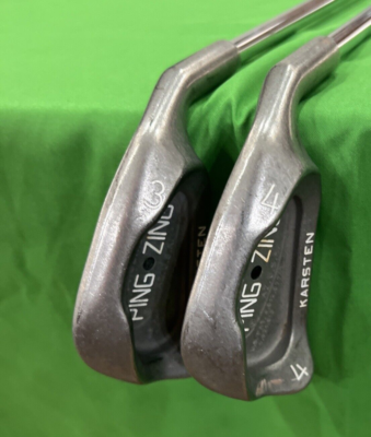 Ping Zing Irons 3 & 4 Black Dot RH Steel KT-M Shafts | eBay