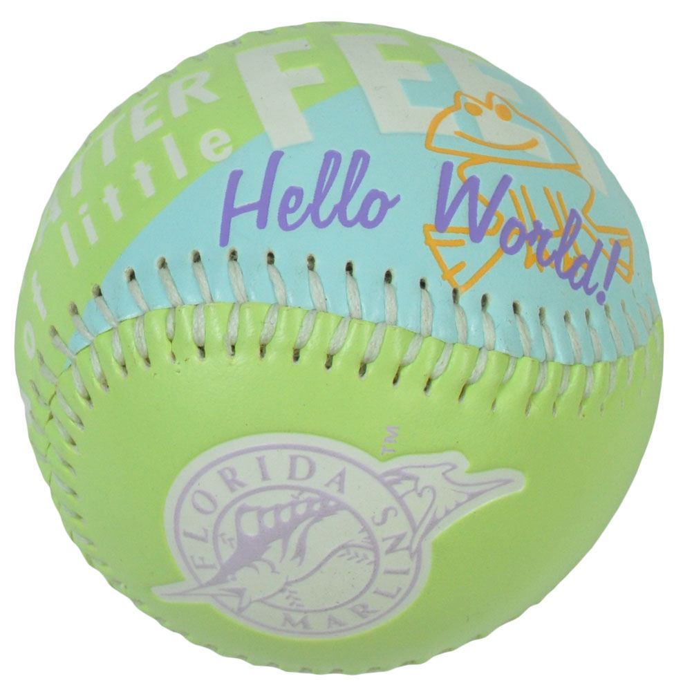 MLB Florida Marlins Babys First Baseball Ball Game Toy New Born Kid ...