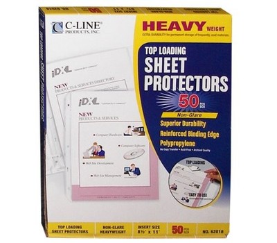C-Line Products CLI62018 Polypropylene Sheet Protectors 50 Pack