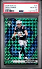 2025 PANINI MOSAIC GREEN #28 DRAKE MAYE PSA 10