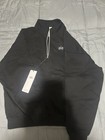 Alo Men's Quarter Zip Pullover Sweater Size Medium Black Long Sleeve — photo 4