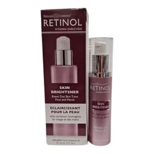 Retinol Skin Brightener evens Out Skin Tone face And Hands Vitamin A 1fl oz