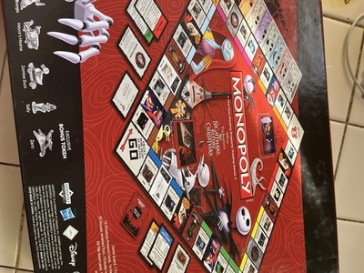 Monopoly The Nightmare Before Christmas Board Game (2015) complete, stock t7