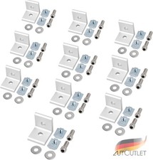 10x Eckwinkel Nut8 für 40 Aluprofil Eckverbinder Befestigungsmaterial Wandhalter