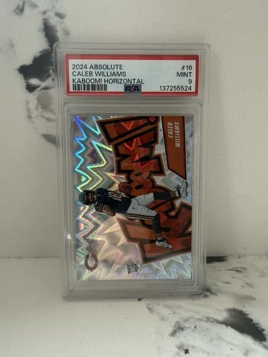 Panini 2024 Kaboom! Horizontal #16 Caleb Williams Rookie PSA 9