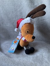 BNWT Taito Rolie Polie Olie Christmas Spot Puppy Dog Soft Plush Toy Japanese