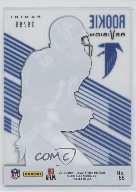 2015 Panini Clear Vision Blue /99 Deion Sanders #88 HOF - Image 2 of 2