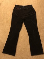 Chaps Black Corduroy Women’s Pants Flare Bootcut size 8 women’s