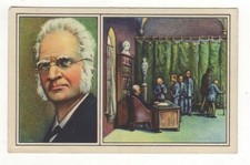 German Dairy Trade Card. Bjørnstjerne Bjørnson, Norway. Literature Nobel Prize