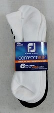 FootJoy Men's ComfortSof Socks 6 Pair Super Value Pack 16492 Shoe Size 7-12