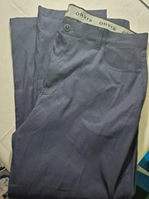 Orvis Tech Pant Mens 40x30 VGC Navy Blue Two Way Stretch Water Repellent Hiking 