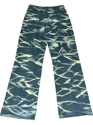 30 Jaded London Slouchy Boyfriend Fit Jeans Blue Green Tie Dye