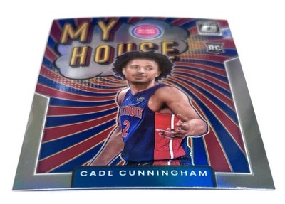 2021-22 Optic Cade Cunningham Silver Holo My House Prizm Rookie SP 