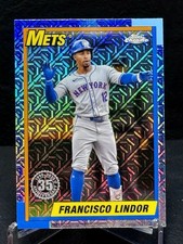 FRANCISCO LINDOR 2025 Topps #T90C-11 Silver Pack Mojo Refractor New York Mets
