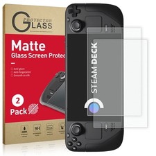 Ambison 2 Pack Matte Glass Screen Protector for Steam Deck 7.0''/Steam Deck O...