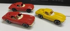 3 Vintage Tonka 1960s Chevy Corvette for Auto Transport Trailer Truck ALL AS IS