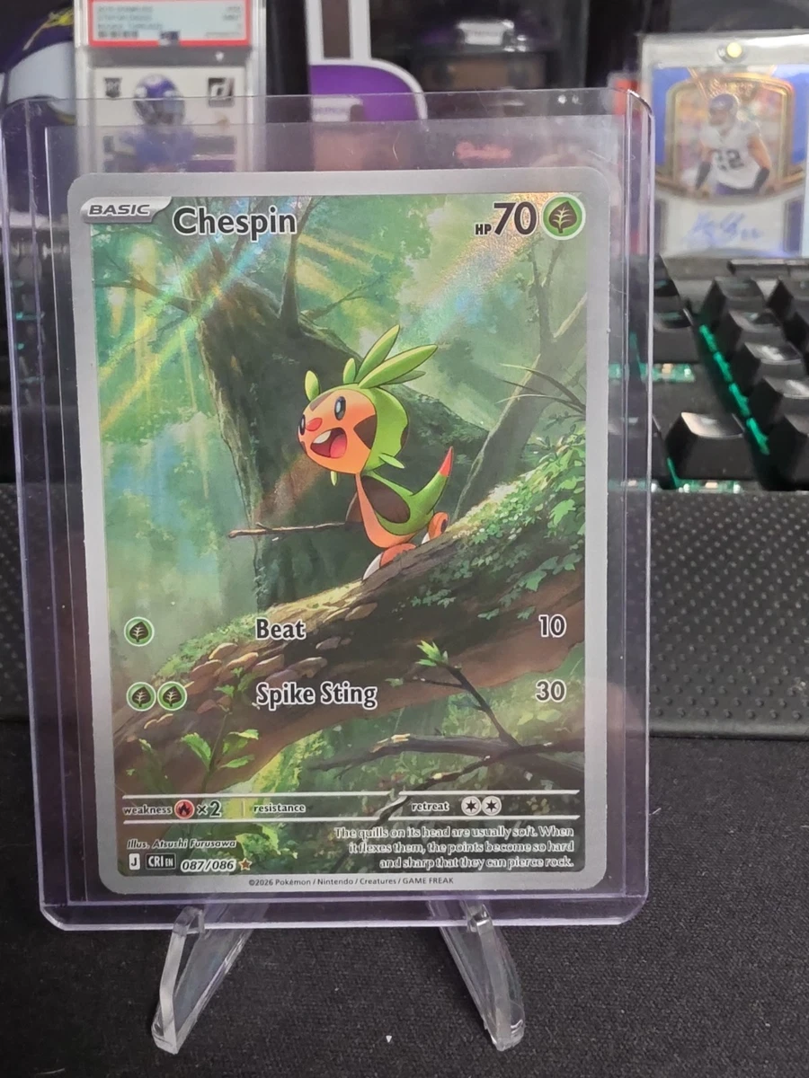 Chespin Pokémon TCG Cards for sale
