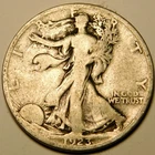 1923 S Walking Liberty Half Dollar 90% Silver "Actual Coin Pictured-Not Cleaned"
