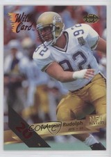 1993 Wild Card 20 Stripe Coleman Rudolph #114 Rookie RC 0h1. rookie card picture