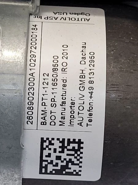 2009-2015 BMW 750LI RH Air Bag Right Front Passenger Dash 72129273660 Foto 3 de 4